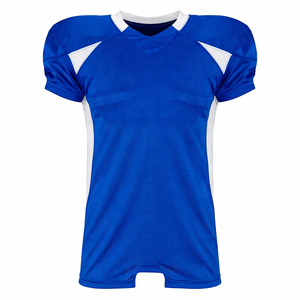 Wholesale American Football Jersey Spandex Blend Quick Dry Breathable Tackle Twill Embroidery Custom Team OEM Supplier - Product Image 1