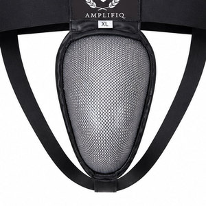Protector Inguinal de Cuero para Boxeo para Hombre, Equipo de Protección Cómodo con Cinturón Elástico Seguro para Entrenamiento Diario y Sparring - Product Image 3