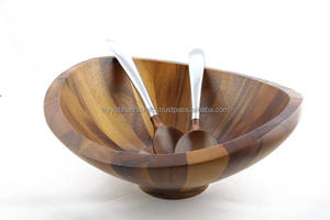 Tazón de Madera Clásico Ecológico de la Mejor Calidad, Hecho a Mano con Diseño de Resina de Madera, Utensilios de Cocina Decorativos - Product Image 5