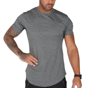 Camisetas de entrenamiento de culturismo para hombre, camiseta informal de verano de algodón transpirable antipilling de manga corta - Product Image 1