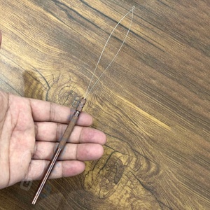 Outil professionnel en acier inoxydable pour extensions capillaires : boucle de traction, micro-perles, anneaux nano, aiguille de traction pour installation - Product Image 2