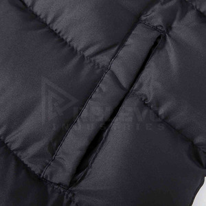 Chaqueta Acolchada con Capucha Personalizada, de Poliéster, Resistente al Viento, Informal, Unisex, Corte Regular, Cierre de Cremallera Frontal, con Logotipo - Product Image 5