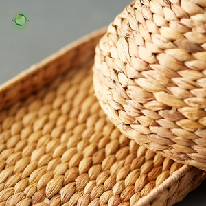 Water hyacinth food cover Oval set Kitchenware and table decoration Wholesale eco-friendly Made in Vietnam - Product Image 3