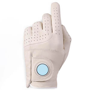 Gants de golf professionnels en cuir véritable, design personnalisé, pour droitiers et gauchers, respirabilité maximale, unisexe - Product Image 1