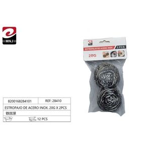 ESTROPAJO DE ACERO INOX.20X2PC Wire Wool Catégorie de produit Éponges et tampons à récurer - Product Image 1