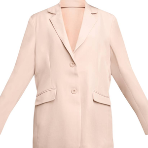 Blazer pour femme à bouton unique, col cranté, manches longues, style bureau, veste de sororité, vente en gros OEM, fabricant sur mesure - Product Image 5
