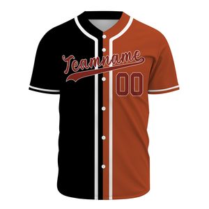 Camiseta de baloncesto personalizada en negro y naranja con nombre y número, estampado sublimado, cuello redondo, manga corta, ropa unisex para adultos - Product Image 6