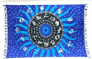 Premium Quality Rayon Horoscope Printed Premium Quality <b>Sarong</b> Bali Beach Pareo Cover-up Asia Pacific Islands Clothing - Product Image 2
