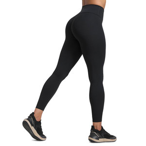 High Demanding Yoga Legging For Women's Eco Friendly Customized Packaging Anti Bacterial Solid Color Pattern Quick Dry Leggings - Product Image 2
