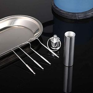 Portable Titanium <b>Toothpicks</b> Set Reusable Metal Stainless Steel <b>Toothpicks</b> Holder for Outdoor Picnic Travel Size Oral Care - Product Image 2