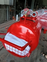 Chariot mobile semi-fixe pour équipement de lutte contre l'incendie à la mousse de 300 à 1000 L, réservoir de mousse pour la lutte contre l'incendie, dispositifs d'extinction d'incendie, doux