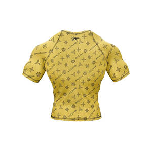 Vente en gros de rashguard de Jiu Jitsu Bjj personnalisé avec logo imprimé en 3D pour hommes, t-shirt de compression respirant Spiderman UPF50+ à manches courtes - Product Image 5