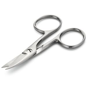 Ciseaux à cuticules de style russe pour droitiers, en acier inoxydable, tranchants, avec logo personnalisé et marque privée - Product Image 6
