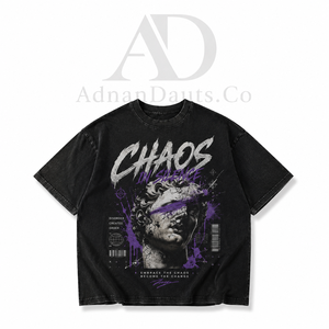 T-shirt streetwear personnalisé pour homme |   Fournisseur de T-shirts graphiques surdimensionnés en coton 100% avec impression DTF et effet délavé à l'acide - Product Image 2
