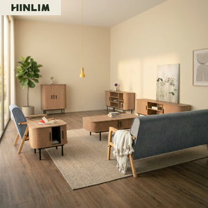 Modern Wooden <b>Side</b> <b>Table</b> With <b>Storage</b> For Living Room Scandinavian Design for Master Bedroom - Product Image 5