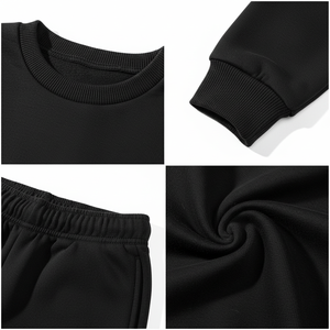 ชุดวอร์มผู้ชาย ผ้าฝ้ายฟลีซ เสื้อสเวตเชิ้ต กางเกงจ็อกเกอร์ รับทำโลโก้ตามสั่ง รับผลิตแบบ OEM ODM ขายส่งจากโรงงาน - Product Image 5