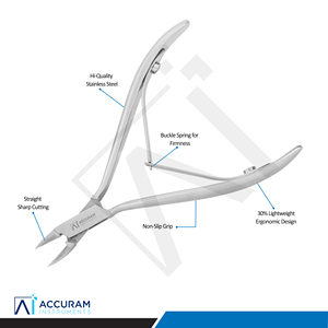 OEM Stainless Steel Cuticle Nipper Professional <b>Nail</b> Cutter Polish Satin Finish Manicure <b>Tool</b> - Product Image 5