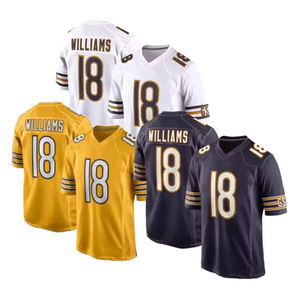 Produits très demandés de qualité supérieure personnalisés # 18 maillots de football américain cousus Williams - Product Image 2