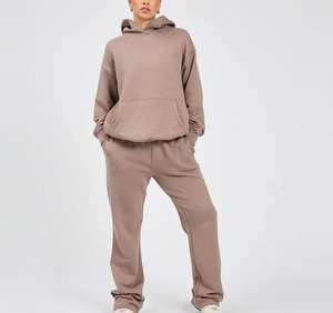 Sudaderas y Conjuntos Deportivos Personalizados de Invierno, Impresión por Transferencia de Calor, Ropa Urbana, Pantalones Deportivos con Capucha de Felpa Francesa Gruesa - Product Image 1