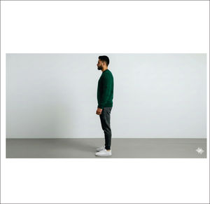 เสื้อสเวตเชิ้ตคอกลมผู้ชายแบบใหม่ทันสมัย ขายดีที่สุด ขายส่ง ดีไซน์ล่าสุด รับผลิตตามแบบ OEM พร้อมสกรีนโลโก้ - Product Image 3