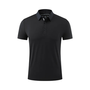 Camiseta de Manga Corta para Hombre, de Alta Calidad, Elástica y Transpirable, Tejido de Punto de Poliéster/Algodón, Impresión Personalizada con Logotipo Frontal - Product Image 6