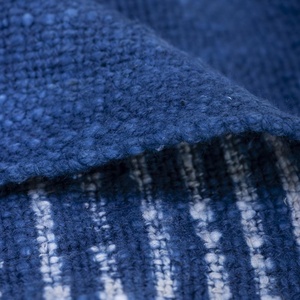 Main Bloc En Gros Coton Décoratif À La Main Couverture Bleu Tissé Lit Simple Indien Fauteuil Canapé Jeter - Product Image 4