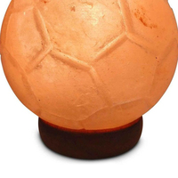 Lampe de sel en forme de ballon de football, artisanale, décorative, fabricant et exportateur, produit personnalisé très demandé