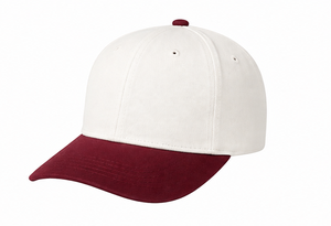 Casquette Snapback 6 Panneaux Beige Marine Réglable en Coton Unisexe Décontractée Couleur Unie Visière Contrastante - Product Image 2
