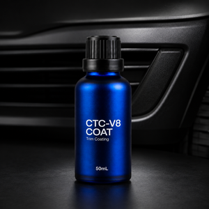 น้ำยาเคลือบเซรามิก CTC-V8 สำหรับฟื้นฟูพลาสติกแบบซึมซาบช้า ขนาด 50 มล. พร้อมเพิ่มความเงางาม 170% และคืนความดำสนิท สำหรับการปรับปรุงตกแต่งภายในรถยนต์ - Product Image 1
