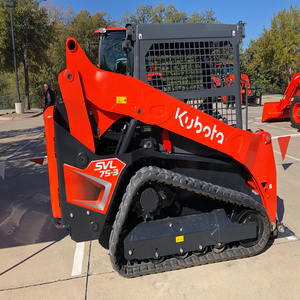 Kubota SVL75-3 Compact Track Skid Steer Loader with Forestry Mulcher Attachment <b>Hydraulic</b> Brush <b>Cutter</b> Land Clearing Machine - Product Image 6