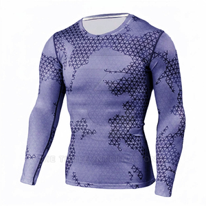 Camisetas de Compresión para Hombre, Estilo Tradicional Personalizado, de Alto Rendimiento, Secado Rápido, Spandex/Poliéster 220g, Alta Calidad, Ring Wear - Product Image 5