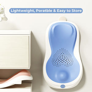 Polka Tots Tiny Tubsy Bébé Baigneur Nouveau-Né Support De Bain-Bleu - Product Image 6