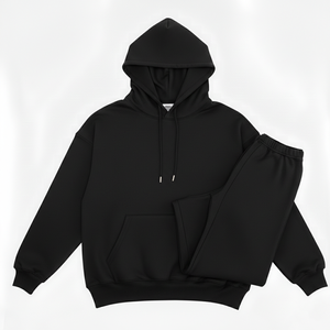 Ensemble de survêtement sportif décontracté deux pièces pour homme, sweat à capuche et pantalon de jogging personnalisés de haute qualité, toutes saisons, fabriqué par un fabricant - Product Image 5