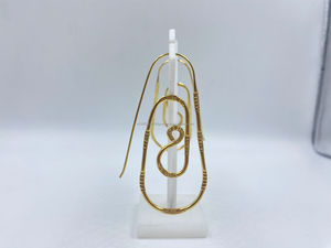 Vintage-Inspired Statement <b>Earrings</b> with Pearl Best Price <b>Silver</b> and Gold Sterling Main Material Glamorous for <b>Women</b> - Product Image 2