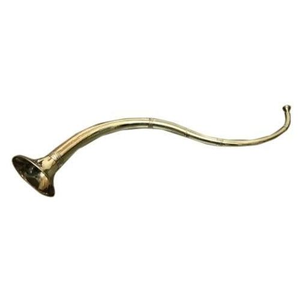Corne de chasse vintage en laiton, corne de signalisation traditionnelle pour la décoration cérémonielle et la décoration intérieure - Product Image 1