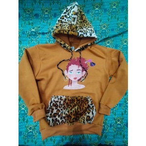 Sweat-shirt à capuche rétro d'hiver de haute qualité, coupe-vent, en polaire épaisse, rembourré, vintage, pour hommes - Product Image 1