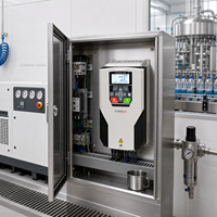 Variateur de fréquence VFD à circuit fermé triphasé 220V 380V avec carte d'encodeur PG pour moteur AC industriel pour CNC