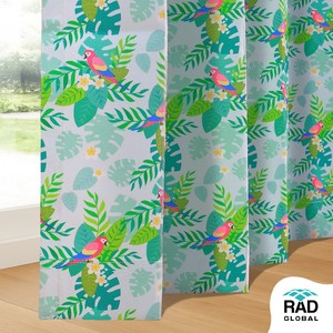 Achetez des rideaux d'extérieur imprimés imperméables en tissu polyester teint en masse pour balcon, patio et espaces de jardin - Product Image 6