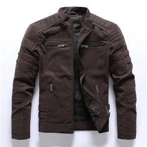 Chaquetas de Cuero para Hombre al por Mayor, Última Moda, Alta Calidad, Chaquetas de Cuero PU - Product Image 1