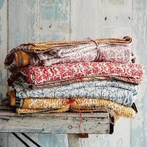 Colcha de Algodón con Estampado a Mano y Patchwork, Estilo Bohemio, Reversible, Manta Indiana Kantha, Decoración para el Hogar - Product Image 2