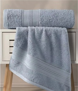 Embroidered Cotton Rectangle <b>Bath</b> <b>Towel</b> <b>Sets</b> Wholesale Low Price Heavy GSM Super Absorbable Quick Dry Soft and Smooth Luxury - Product Image 5