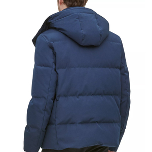 Veste matelassée d'hiver pour homme, en toile respirante, écologique, coupe-vent, col montant, design personnalisé, grande taille - Product Image 4