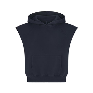 Ensemble pull molletonné en coton premium et mini-jupe pour femme, 2 pièces, style streetwear oversize, ensemble épais, fournisseur OEM personnalisé - Product Image 4