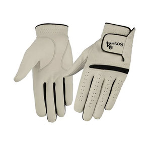 Guantes de Golf de Piel Genuina para Mano Izquierda de Primera Calidad, Más Vendidos, con Logotipo Personalizado, Elegantes, Deportivos, de Dedo Completo - Product Image 4