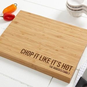 Eco-Friendly Bamboo Wood Cutting Board Personalized Rectangle Anti-Bacterial Dishwasher <b>Safe</b> Durable 2.0cm Thick - Product Image 1