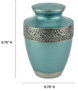 Urnas para adultos de latón de nuevo diseño, urnas hechas a mano para urnas decorativas para hombres y mujeres, urnas funerarias con alta calidad - Product Image 2