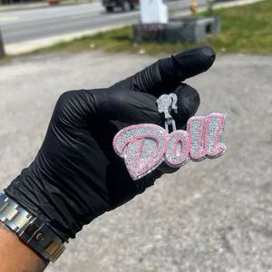 Bijoux de luxe Hip Hop Ice Out Zircon grand coeur pendentif pavé Bling collier pour hommes et femmes à la mode Rap déclaration - Product Image 4