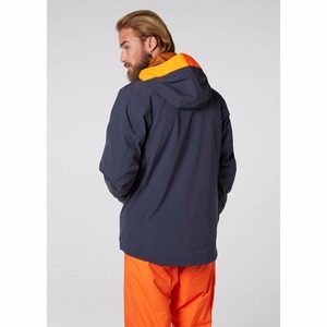 Vestes de ski d'hiver pour hommes les plus vendues, à capuche, avec fermeture éclair, imperméables 10 000 mm, 100 % polyester, épaisseur standard, chaudes, coupe-vent, pour la neige - Product Image 3