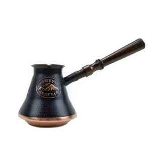 Cafetera Turca Auténtica de Cobre y Latón Hecha a Mano, Estilo Otomano, Tetera Pequeña para Café, Cafetera Tradicional para el Hogar - Product Image 2