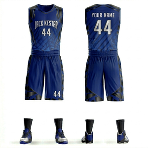 Tenues de basketball pour hommes, maillots et shorts de basketball sur mesure, vêtements de sport, uniformes de basketball à prix réduits pour les équipes de jeunes, en gros - Product Image 5